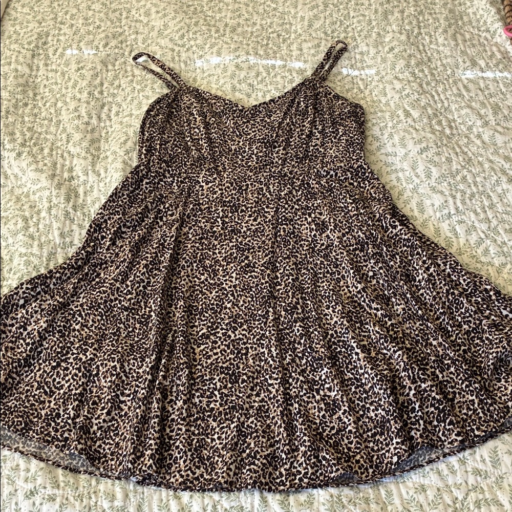 Old Navy Leopard Print Mini Dress